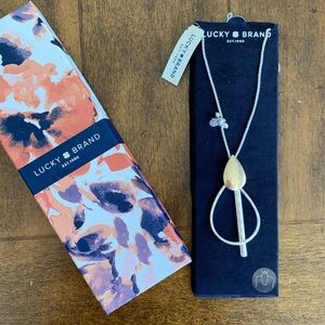 Lucky brand mixed metal necklace